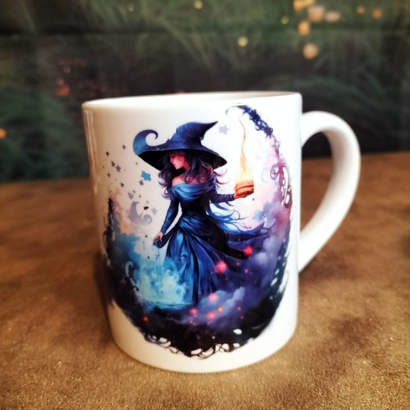 Mug sorcière bleu