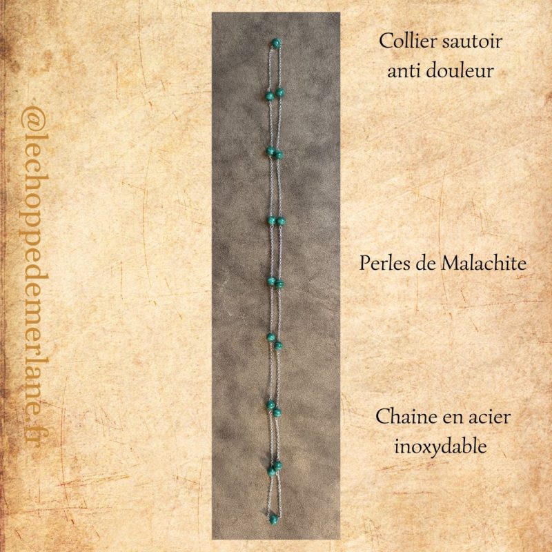 Collier Sautoir "Douleurs articulaires"
